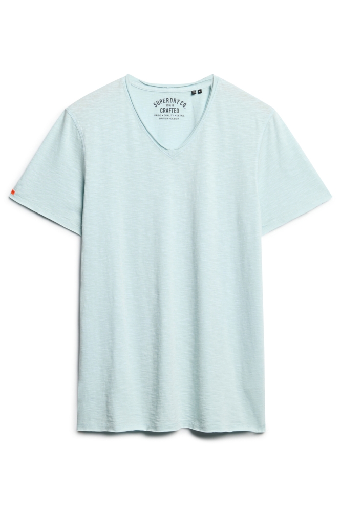 RAW EDGE SLUB T SHIRT M1012076A POWDER BLUE